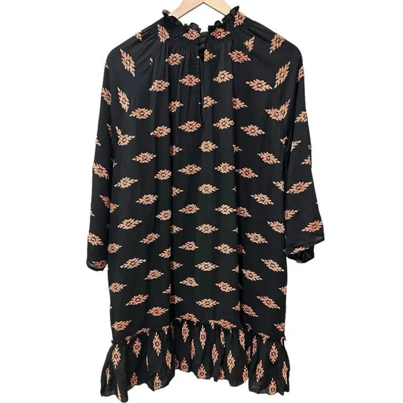 Rhode Marika Mini Tent Dress in Ikat Clip Jacquard - Picture 8 of 15